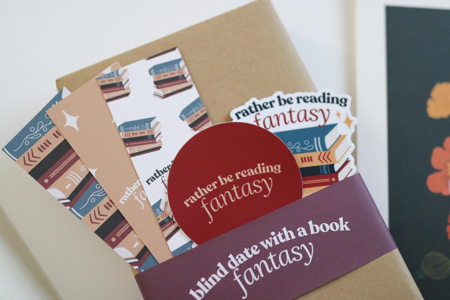 Fantasy Blind Date With A Book | Mystery Book Gift, New Surprise, romance gift for readers book lover reader reading bookworm magic dragon