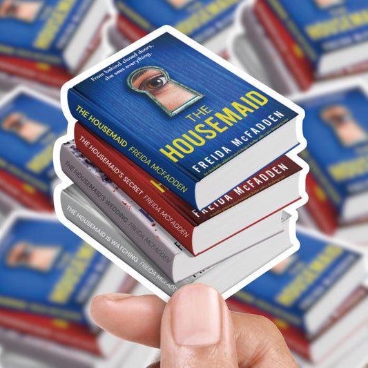The Housemaid Series Book Stack Sticker