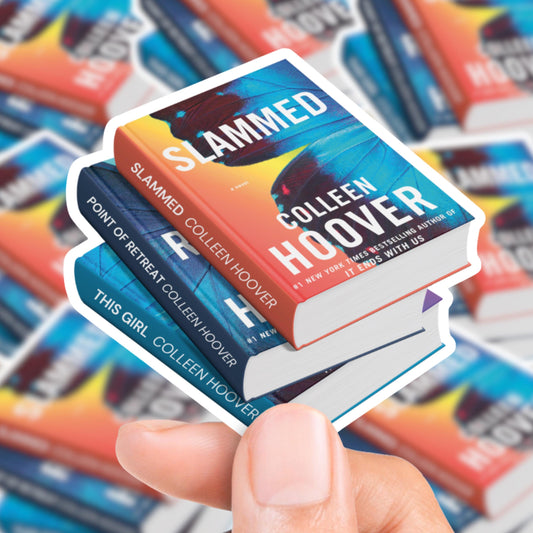 Slammed Series Book Stack Sticker