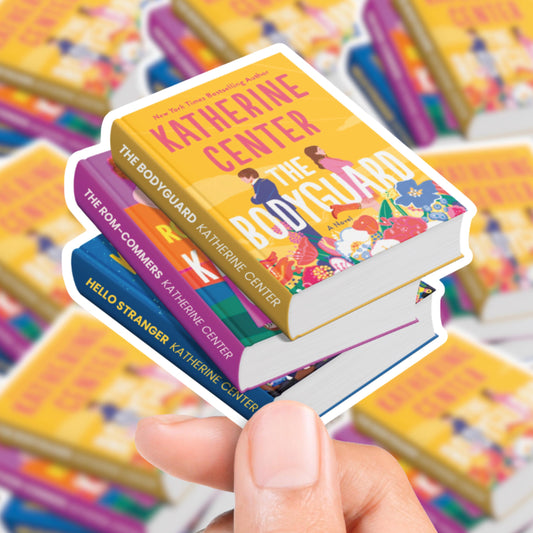 Katherine Center Book Stack Sticker