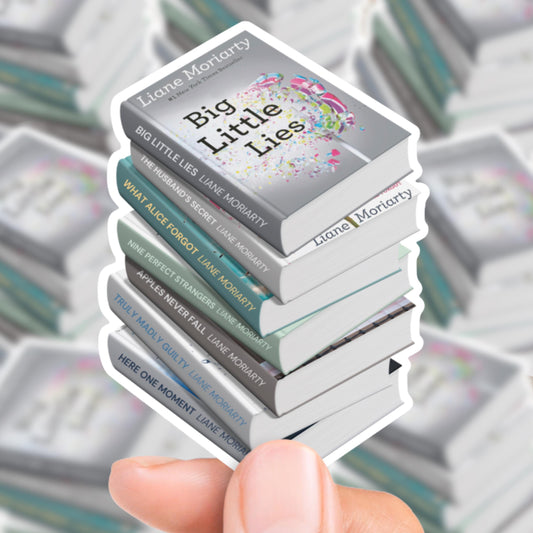 Liane Moriarty Book Stack Sticker