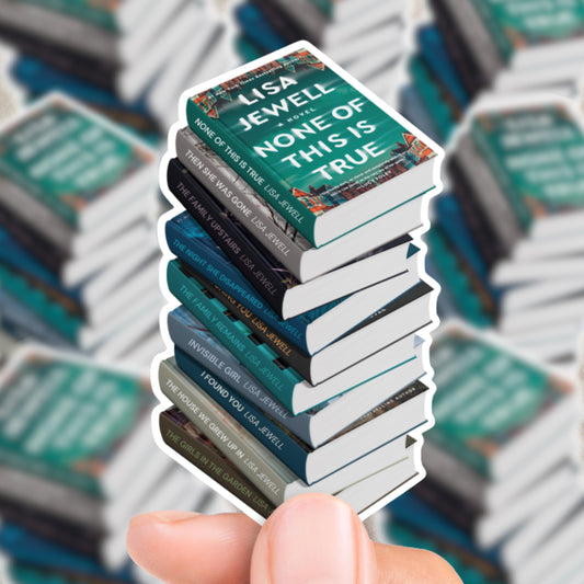 Lisa Jewell Book Stack Sticker
