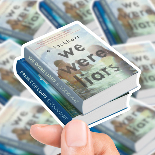 We Were Liars Book Stack Sticker