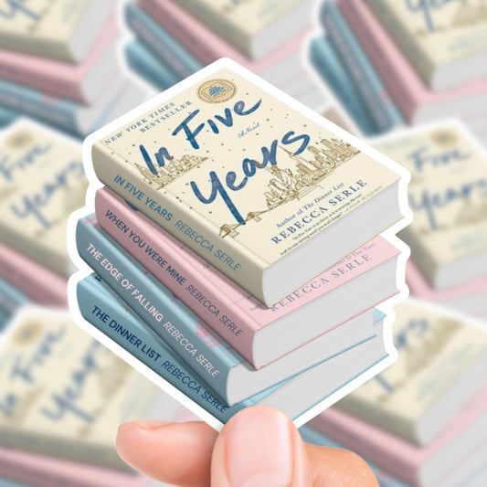 Rebecca Serle Book Stack Sticker
