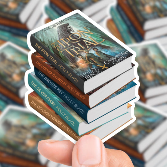 Magisterium Series Book Stack Sticker