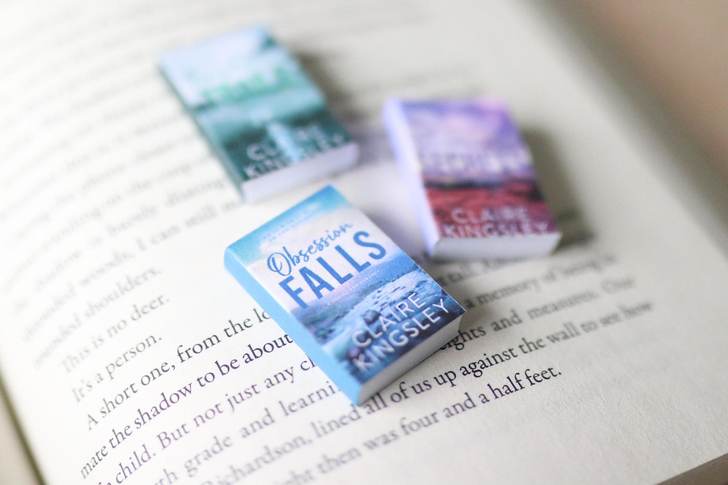 Handmade MINI Claire Kinsley Books (set of 3 mini books)
