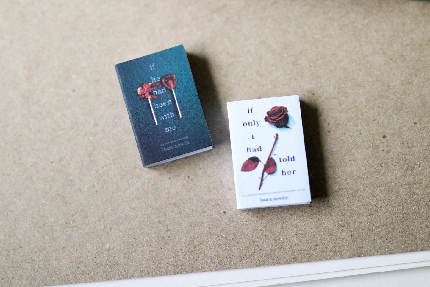 Handmade MINI If He Had Been with Me Books (set of 2 mini books)