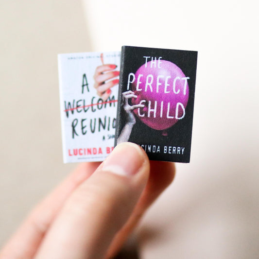 Handmade MINI Lucinda Berry Books (set of 2 mini books)