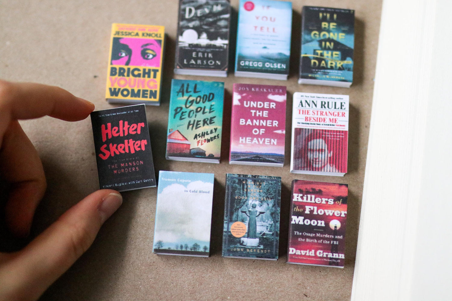 Handmade MINI Horror Books (set of 11 mini books)