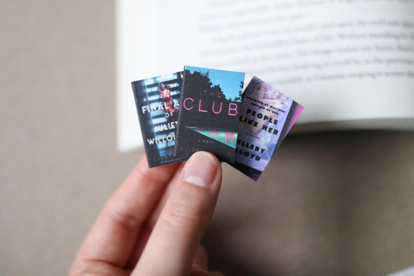 Handmade MINI Ellery Lloyd Books (set of 3 mini books)
