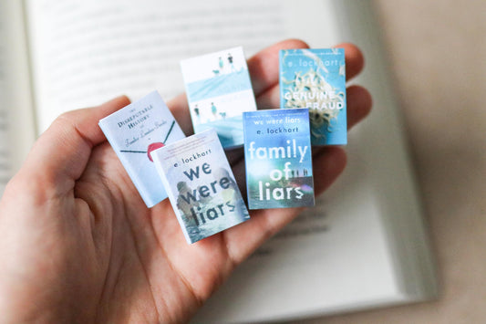 Handmade MINI E. Lockhart Books (set of 5 mini books)