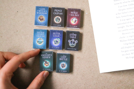Handmade MINI Narnia Books (set of 8 mini books)