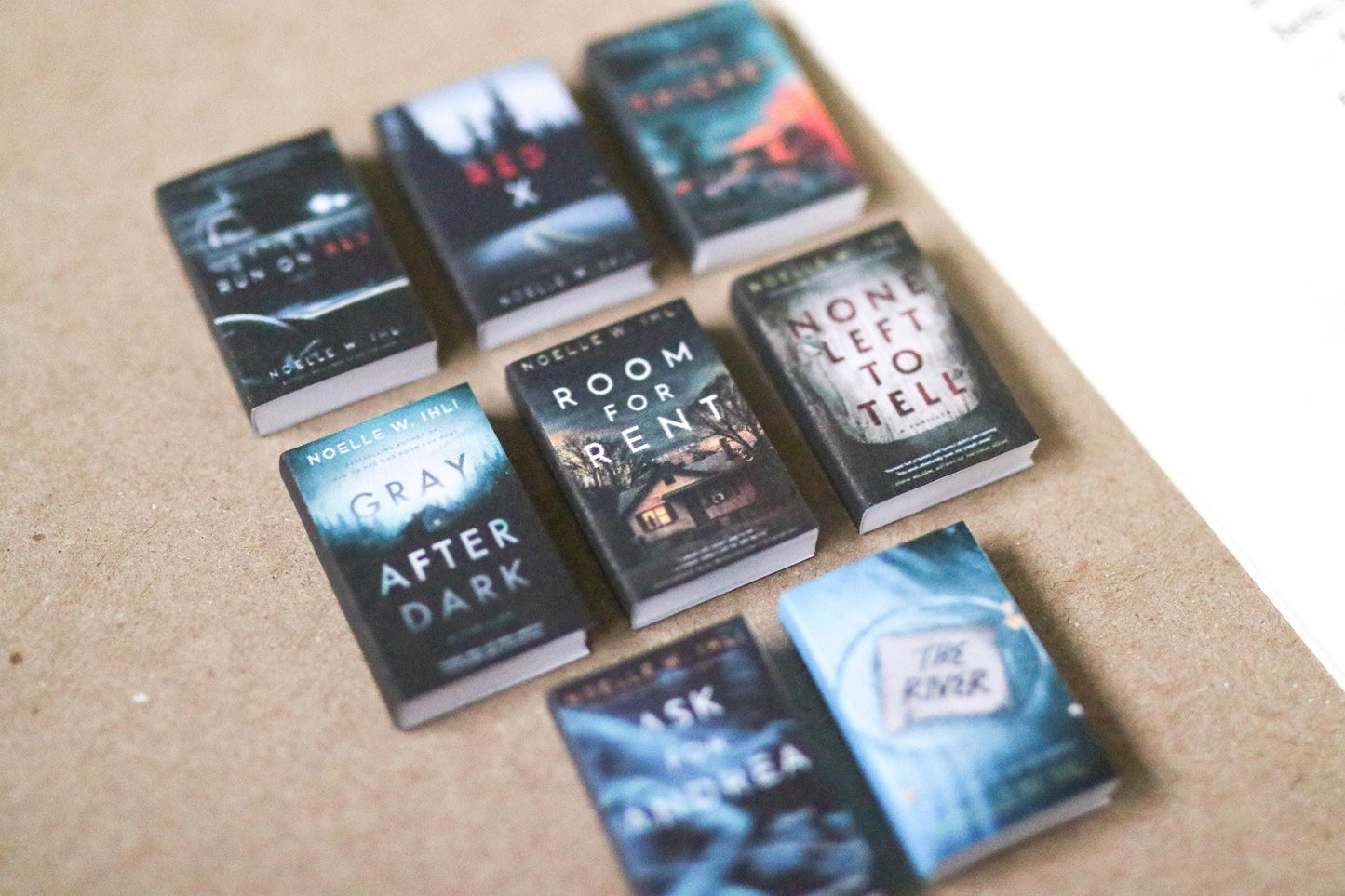 Handmade MINI Noelle W. Ihli Books (set of 8 mini books)