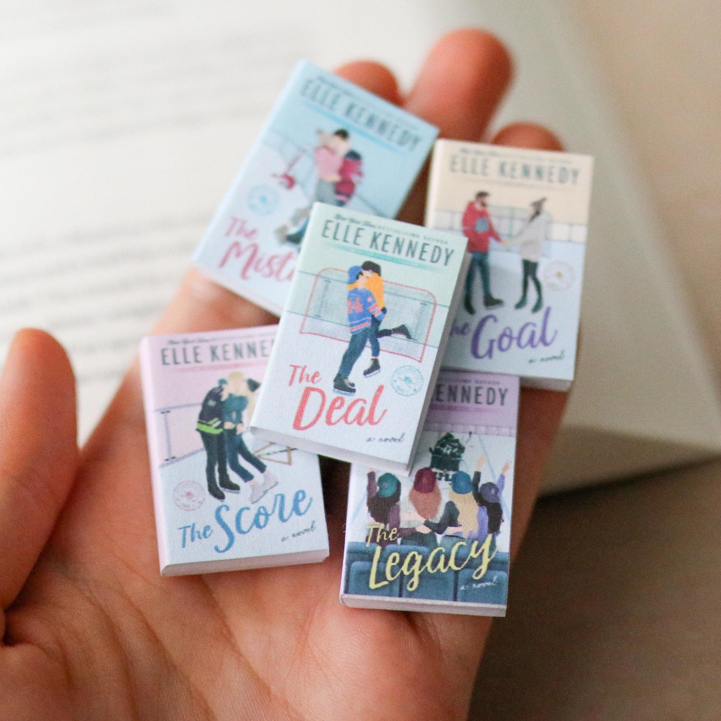 Handmade MINI Off-Campus Series Books (set of 5 mini books)
