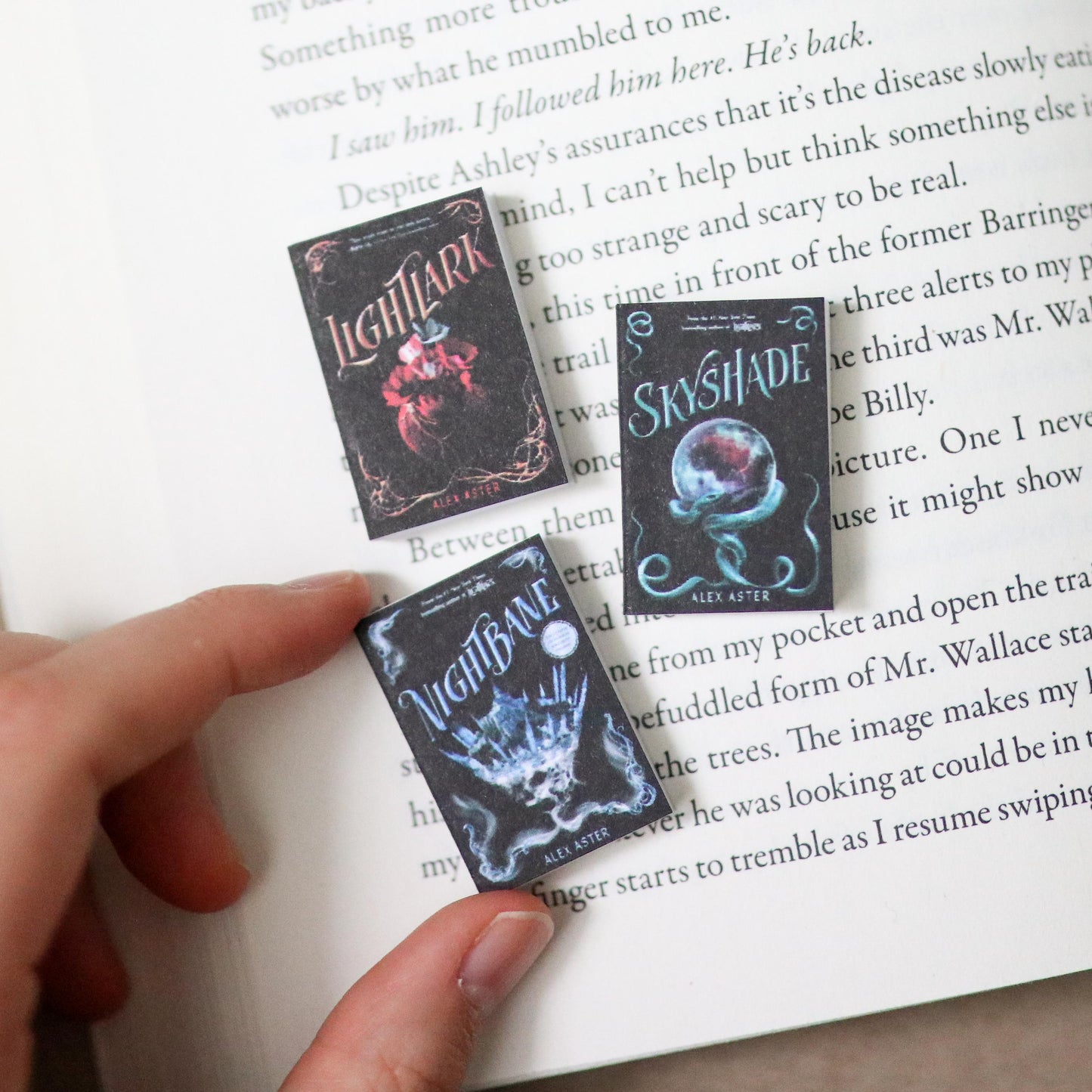 Handmade MINI Lightlark Series Books (set of 3 mini books)