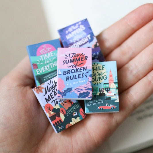 Handmade MINI K.L. Walther Books (set of 5 mini books)