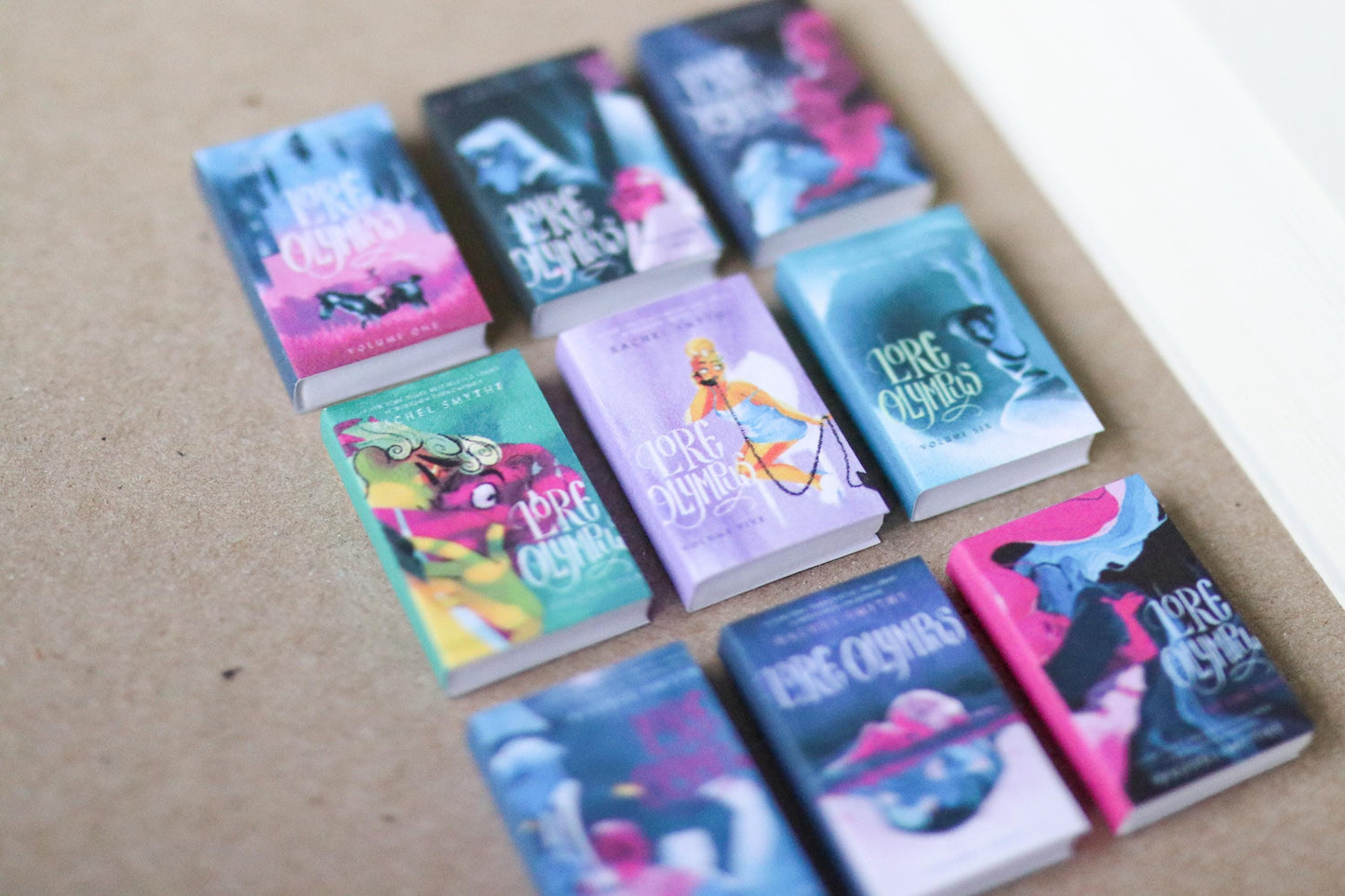 Handmade MINI Lore Olympus Books (set of 9 mini books)