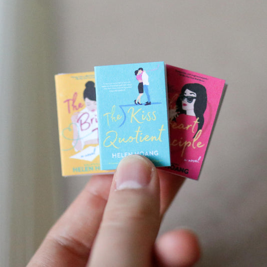 Handmade MINI The Kiss Quotient Series Books (set of 3 mini books)