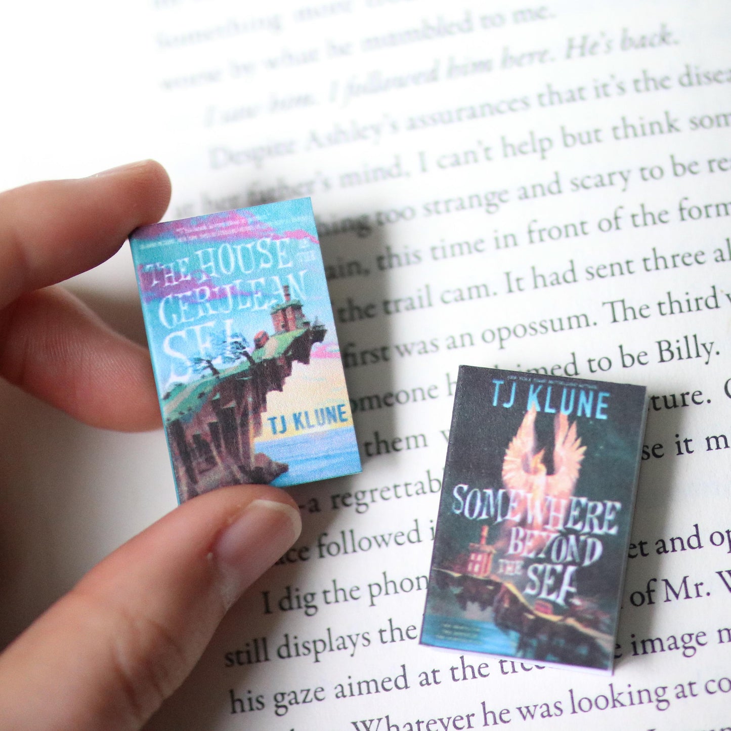 Handmade MINI Cerulean Chronicles Series Books (set of 2 mini books)