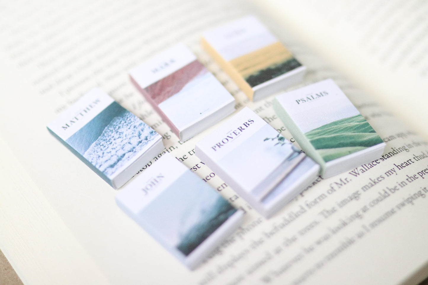 Handmade MINI Christian Books (set of 6 mini books) Miniature tiny book club gift Christian Christianity nonfiction faith