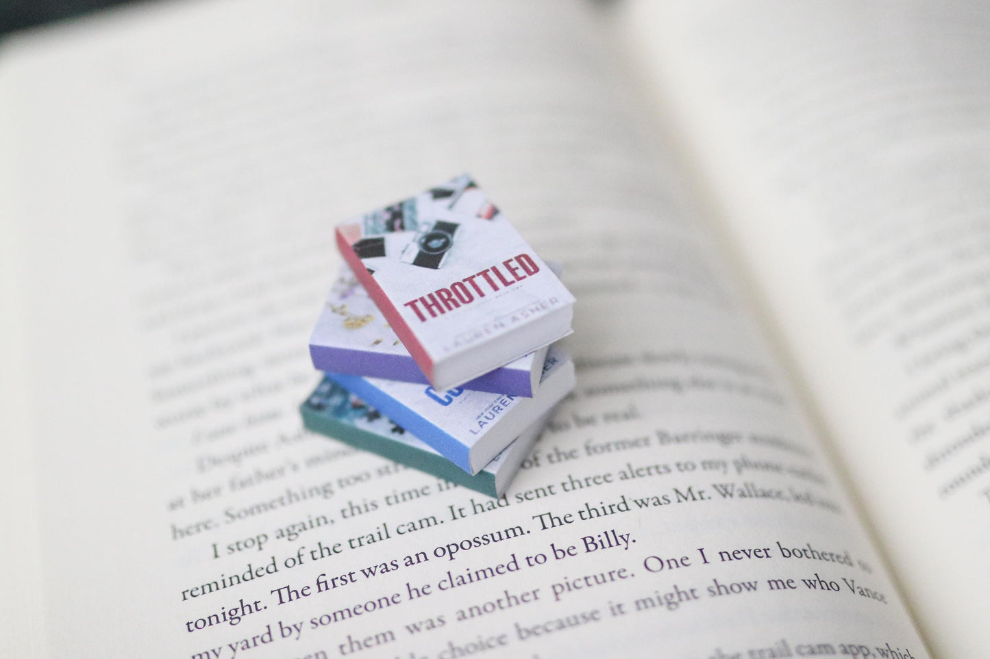 Handmade MINI Dirty Air Series Books (set of 4 mini books)