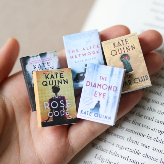 Handmade MINI Kate Quinn Books (set of 5 mini books)