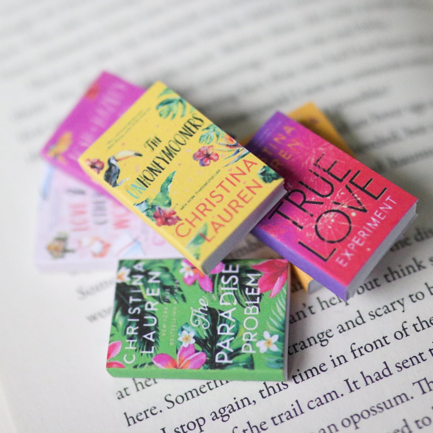 Handmade MINI Christina Lauren Books (set of 6 mini books)