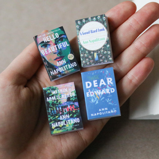Handmade MINI Ann Napolitano Books (set of 4 mini books)