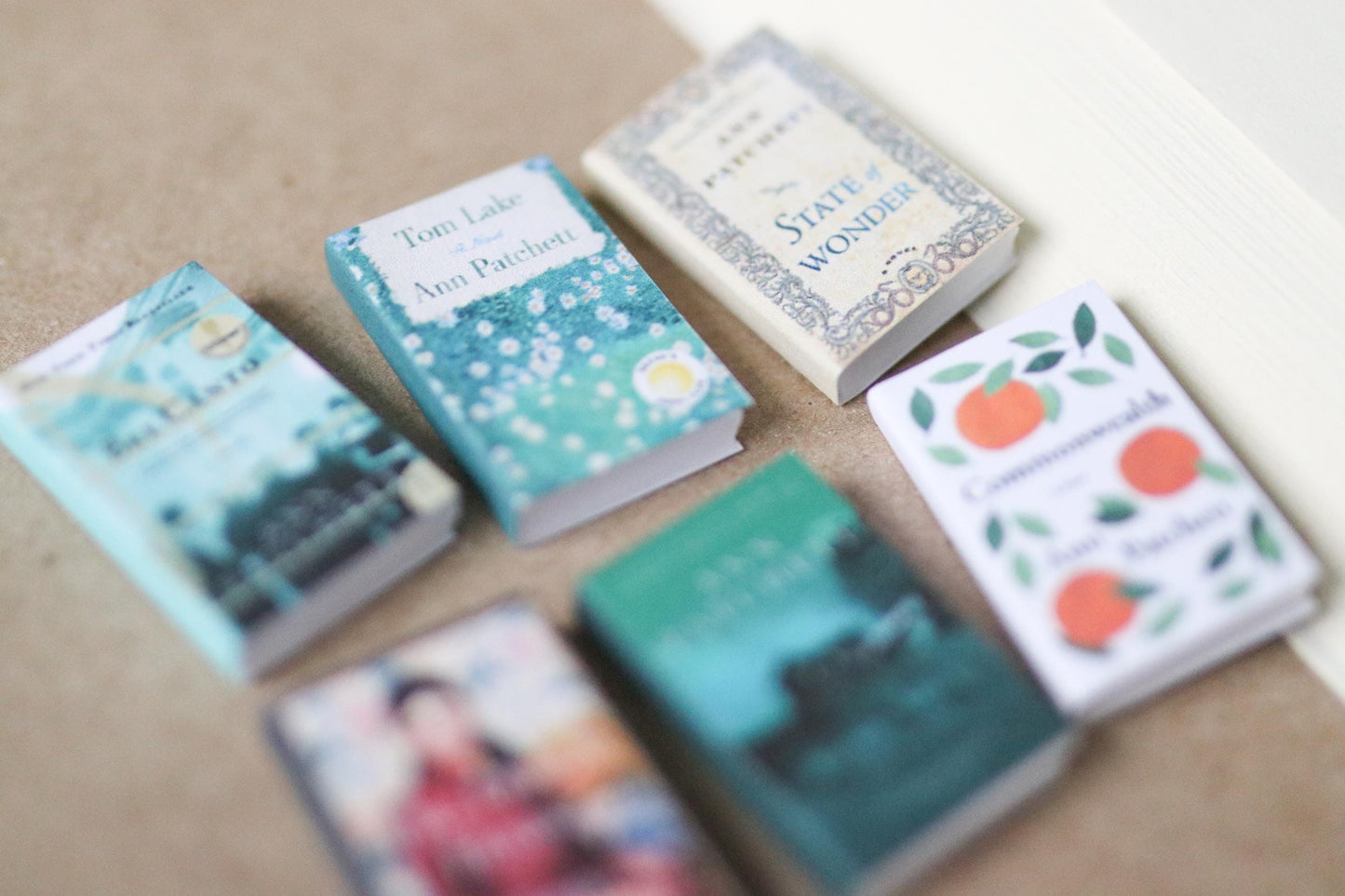Handmade MINI Ann Patchett Books (set of 6 mini books)
