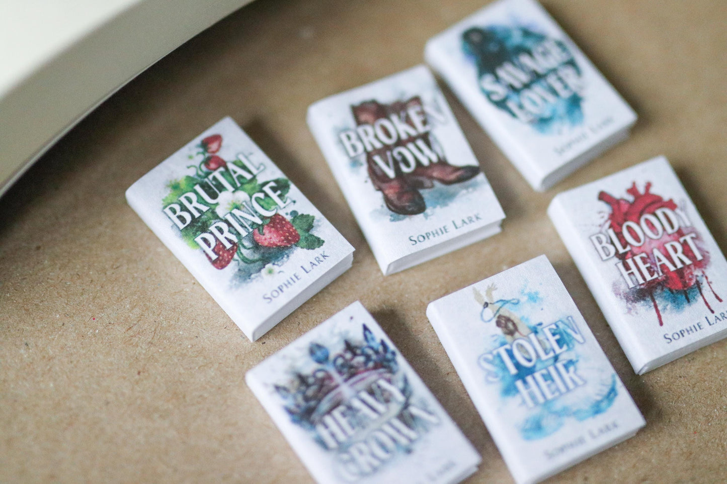 Handmade MINI Brutal Birthright Series Books (set of 6 mini books)