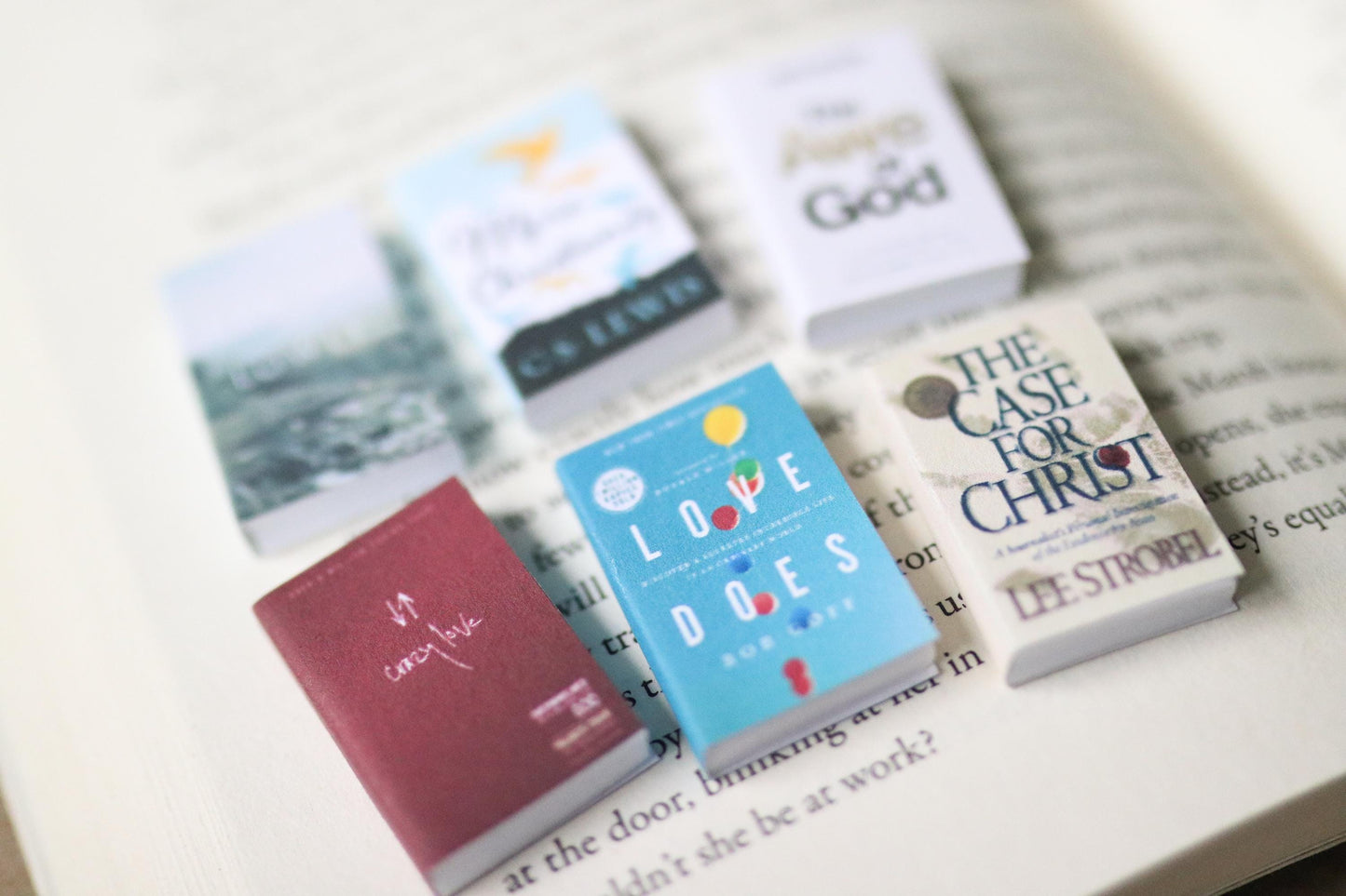 Handmade MINI Christian Books (set of 6 mini books)