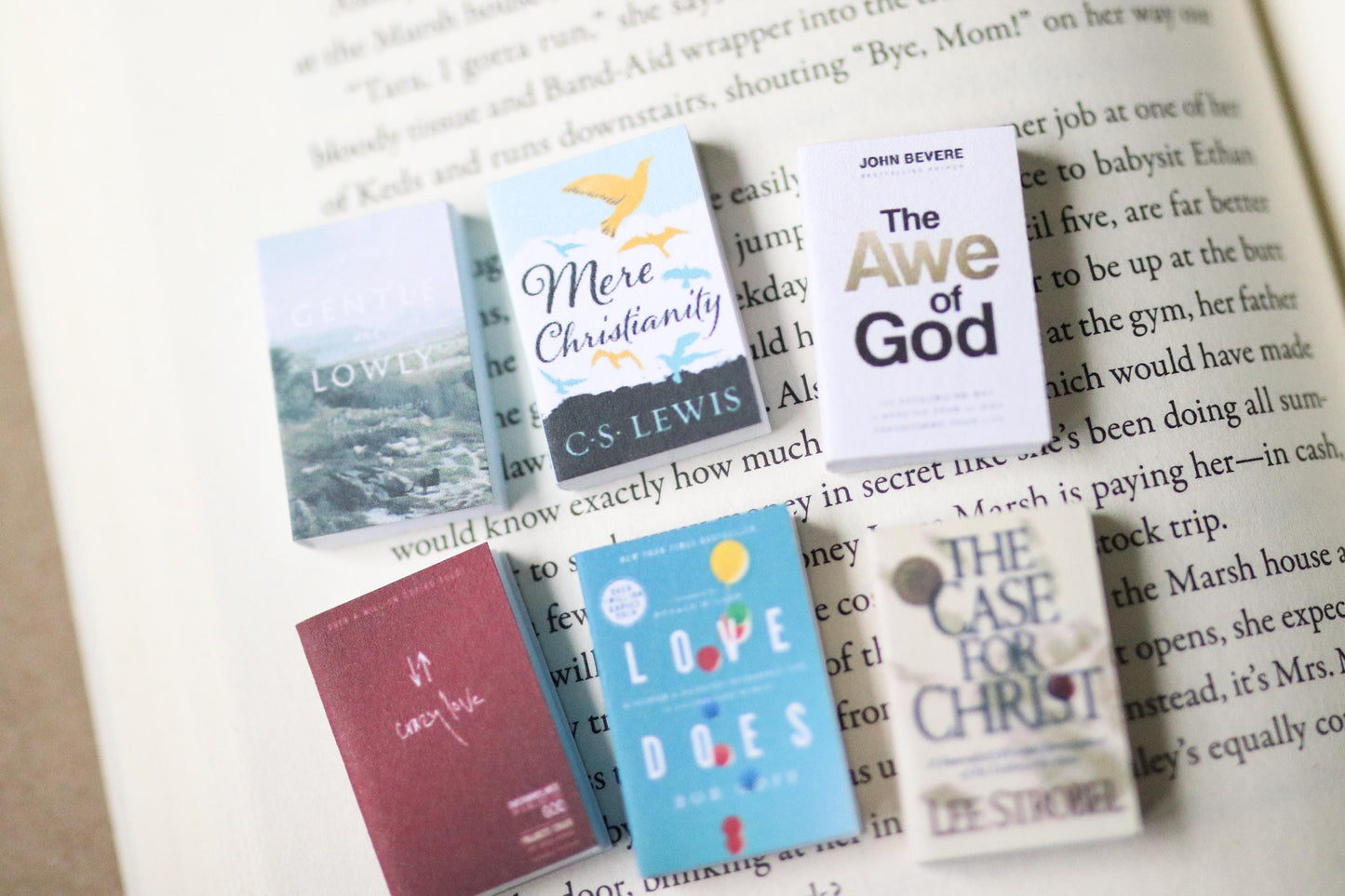 Handmade MINI Christian Books (set of 6 mini books)