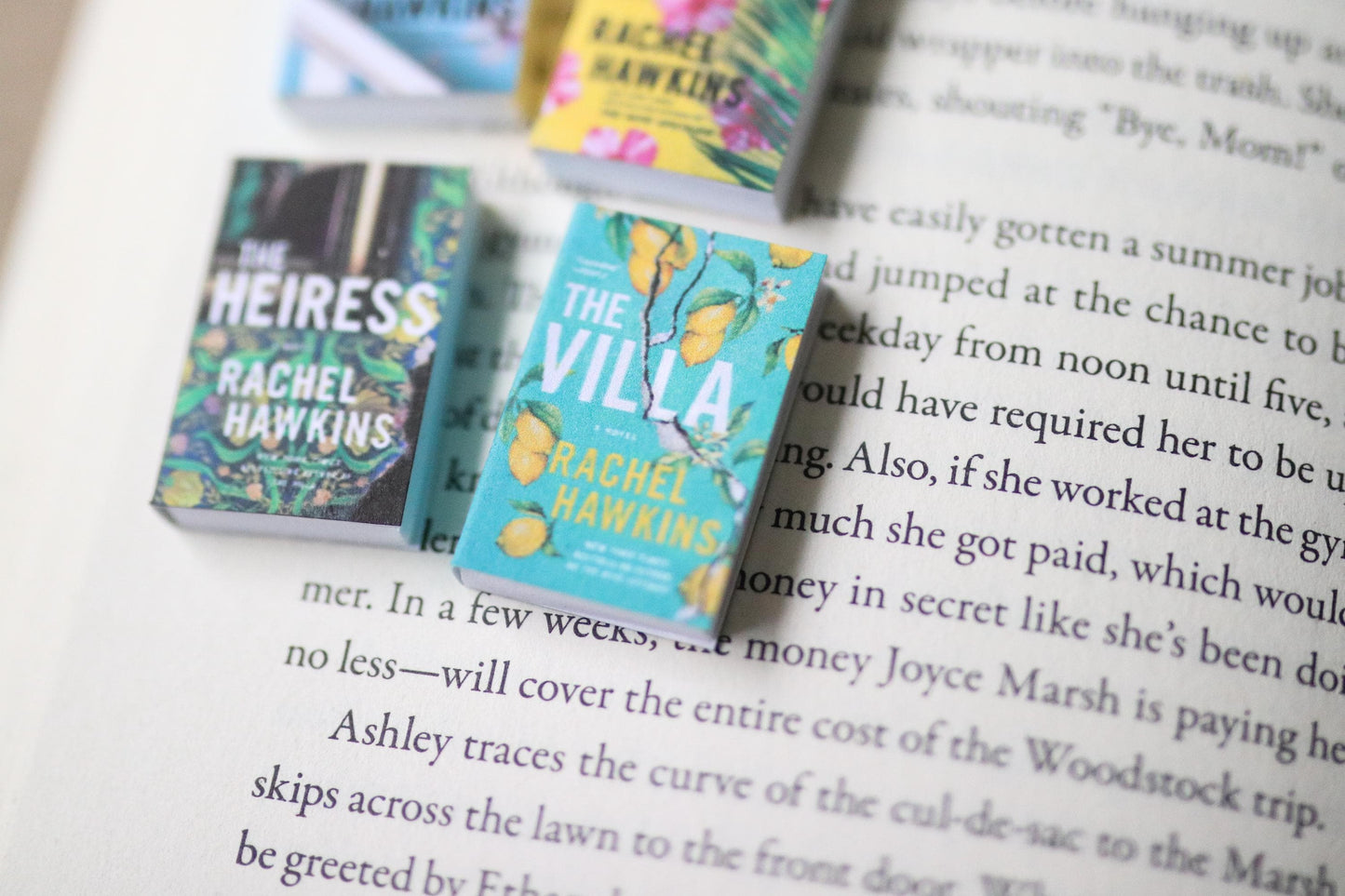 Handmade MINI Rachel Hawkins Books (set of 4 mini books)