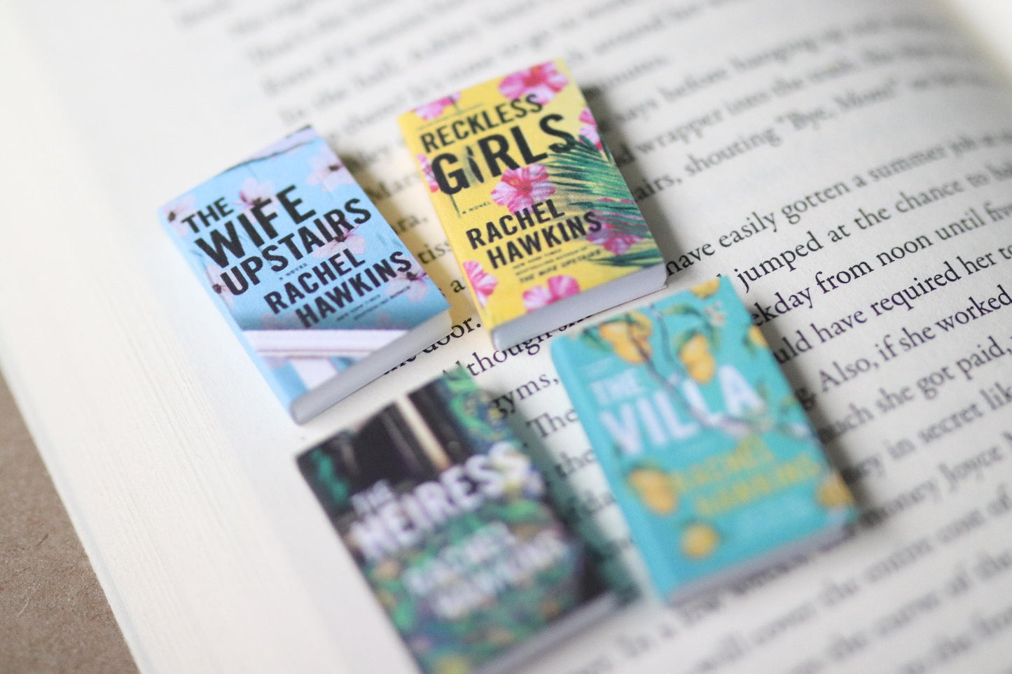Handmade MINI Rachel Hawkins Books (set of 4 mini books)
