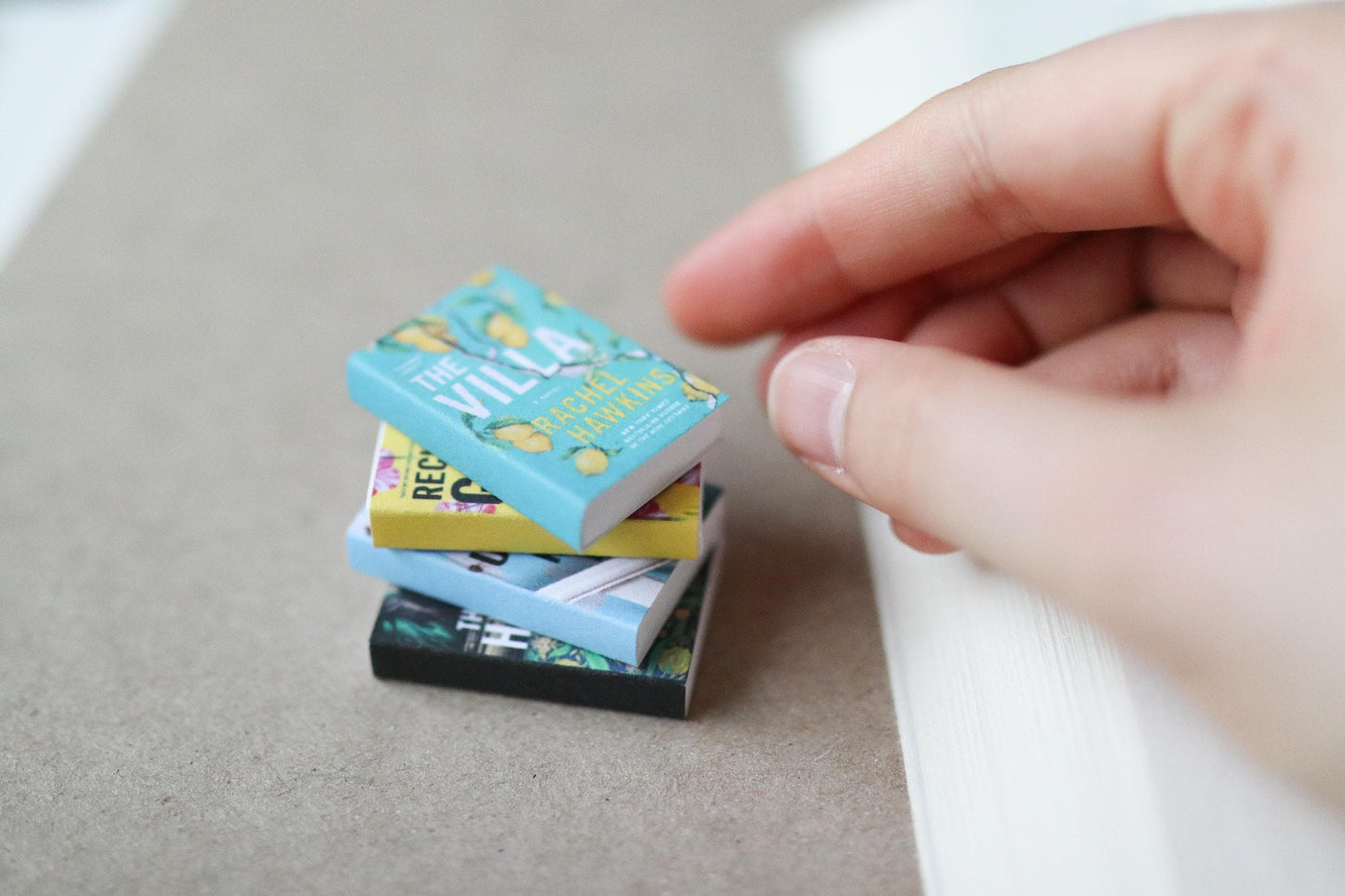 Handmade MINI Rachel Hawkins Books (set of 4 mini books)