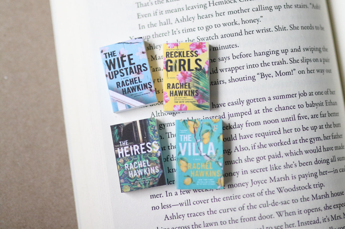 Handmade MINI Rachel Hawkins Books (set of 4 mini books)