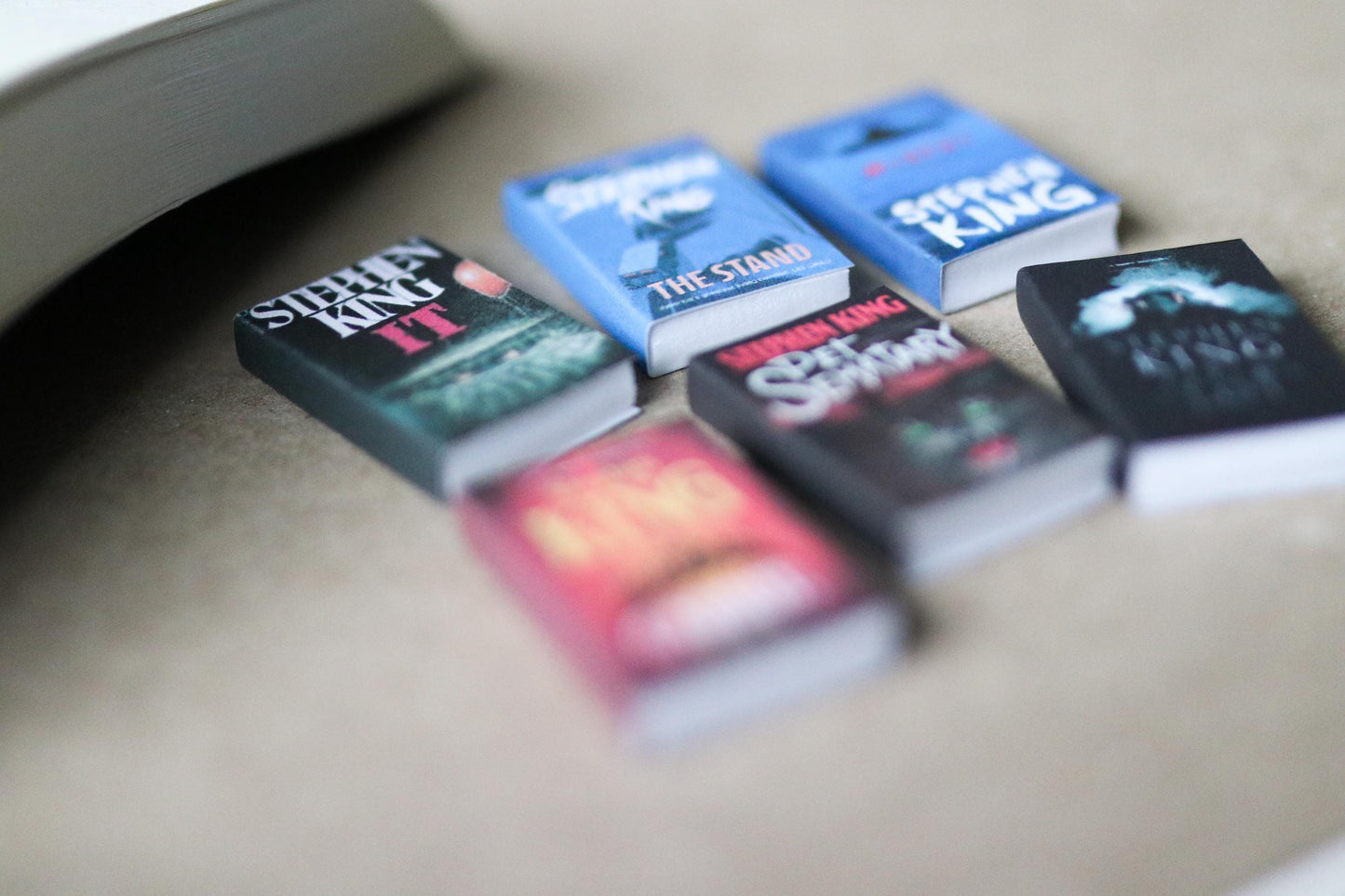 Handmade MINI Stephen King Books (set of 6 mini books)
