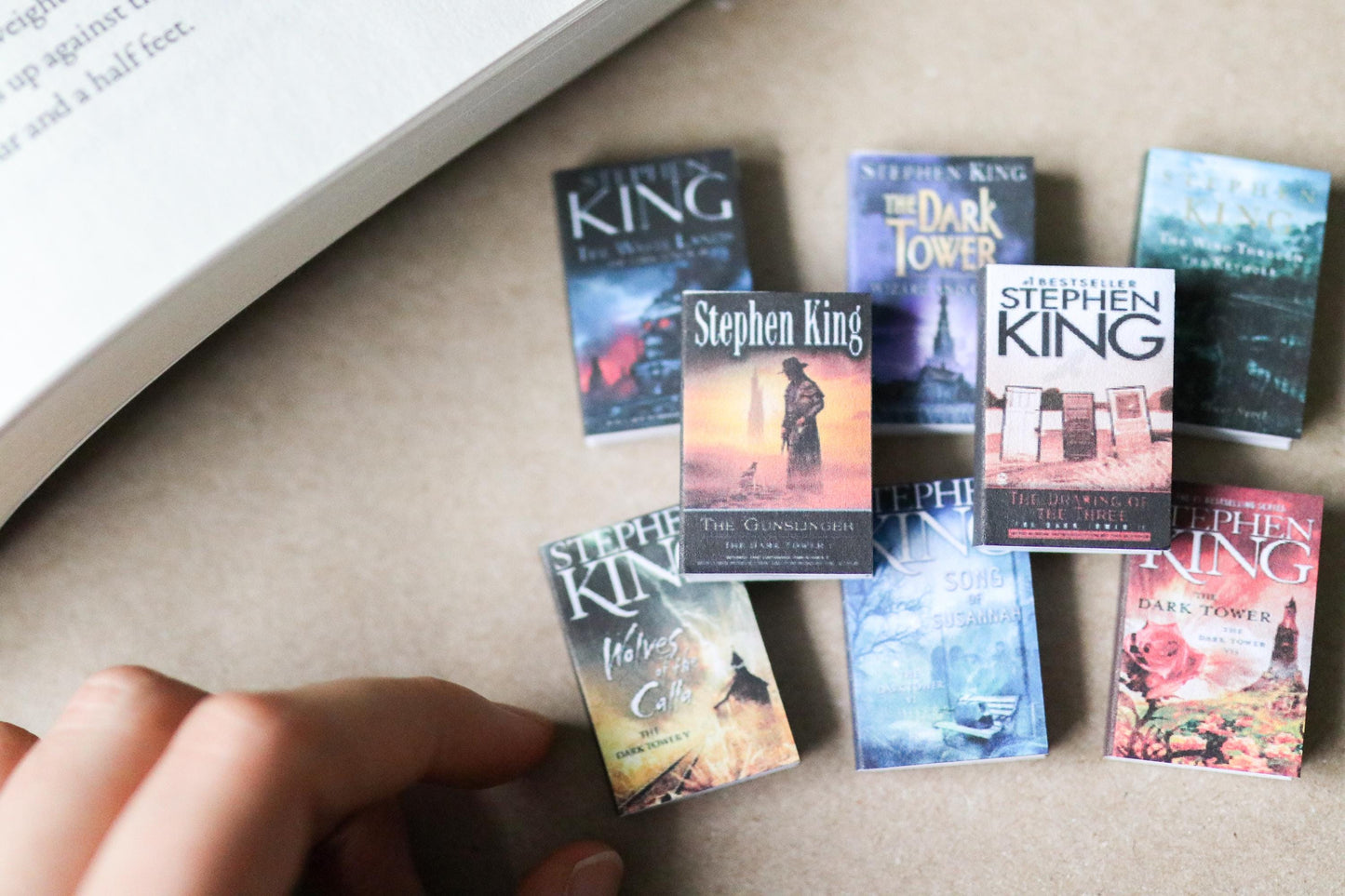 Handmade MINI The Dark Tower Series Books (set of 8 mini books)