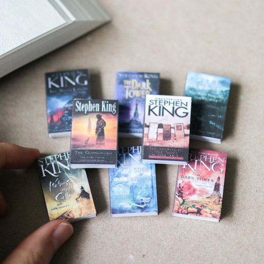 Handmade MINI The Dark Tower Series Books (set of 8 mini books)