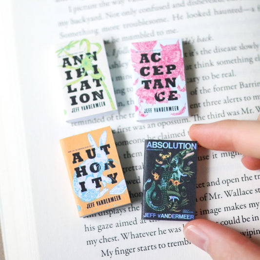 Handmade MINI Southern Reach Series Books (set of 4 mini books)