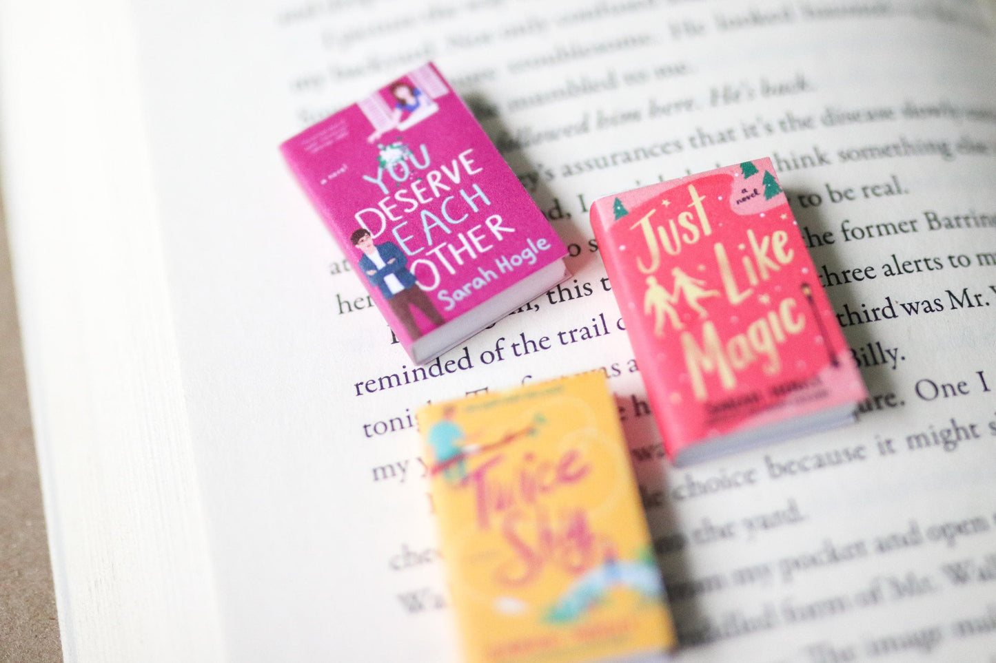Handmade MINI You Deserve Each Other Series Books (set of 3 mini books)