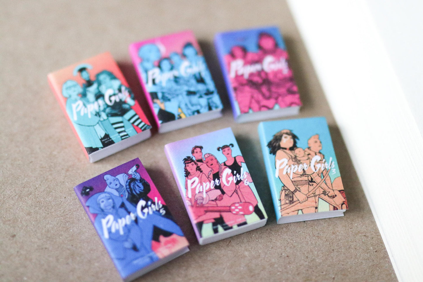 Handmade MINI Paper Girls Books (set of 6 mini books)
