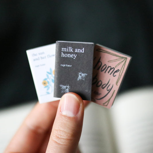 Handmade MINI Rupi Kaur Books (set of 3 mini books)