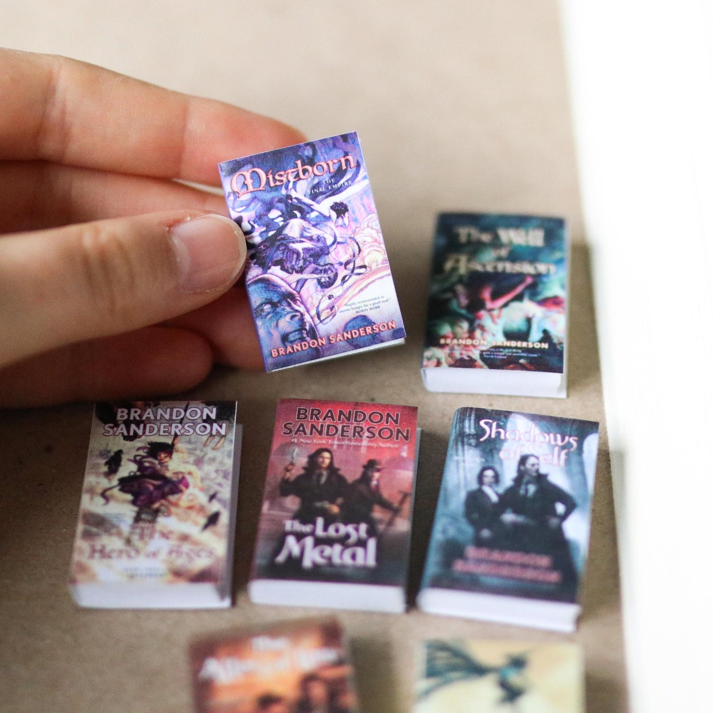Handmade MINI The Mistborn Saga Books (set of 7 mini books)