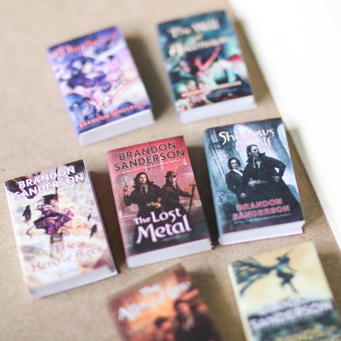 Handmade MINI The Mistborn Saga Books (set of 7 mini books)