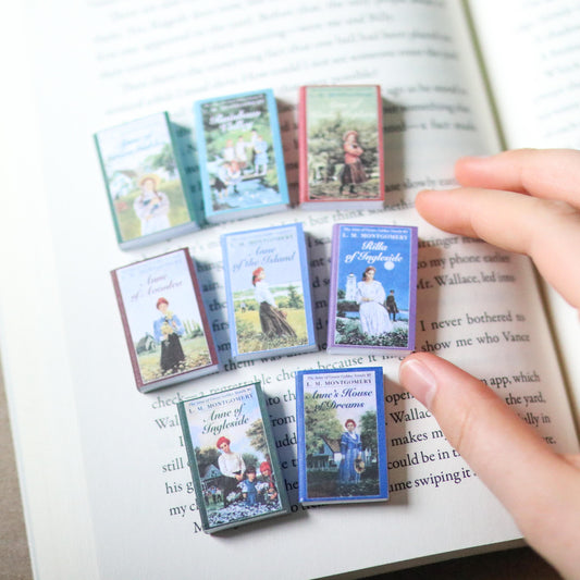 Handmade MINI Anne of Green Gables Books (set of 8 mini books)