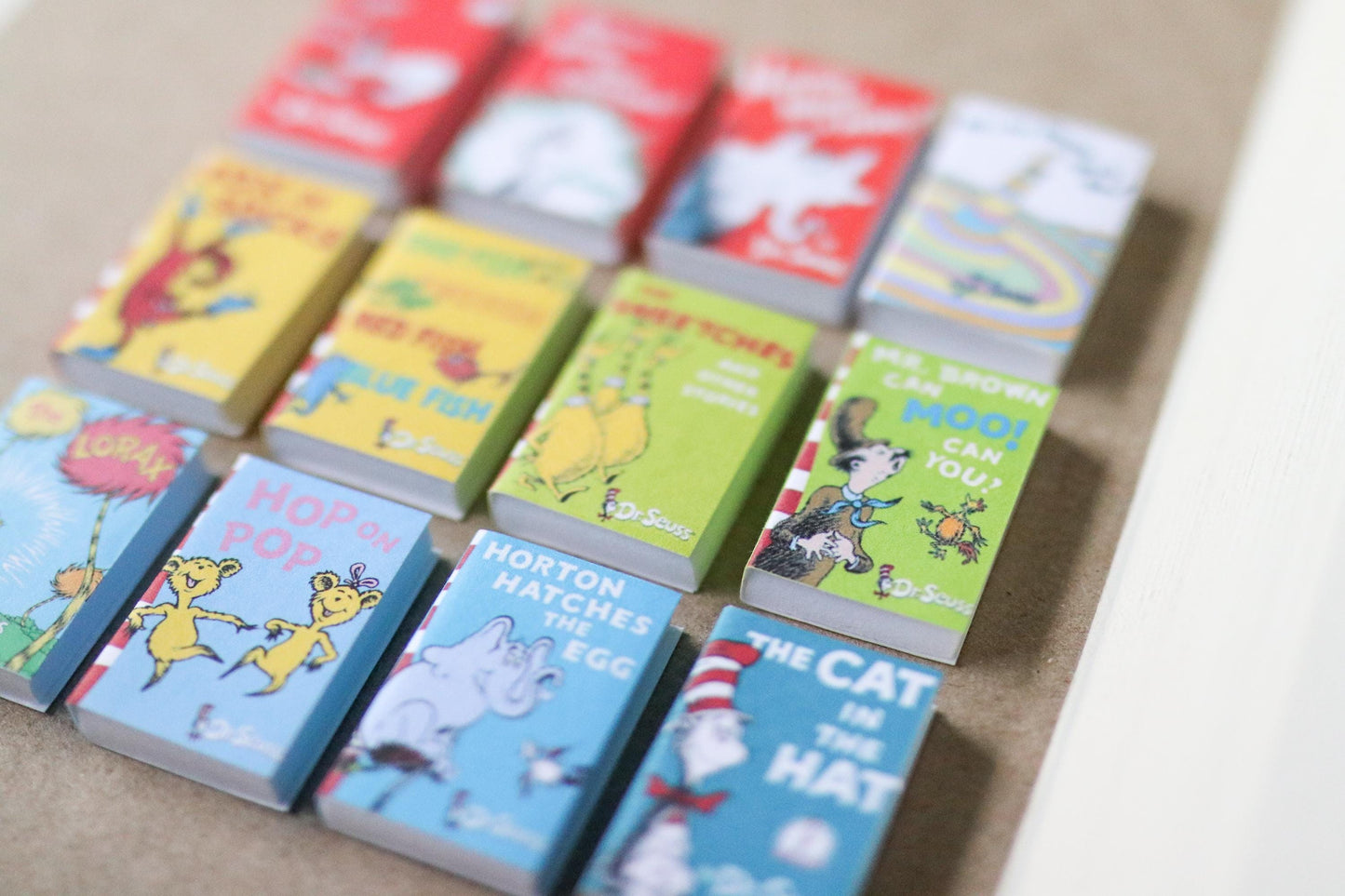 Handmade MINI Dr. Suess Books (set of 12 mini books)