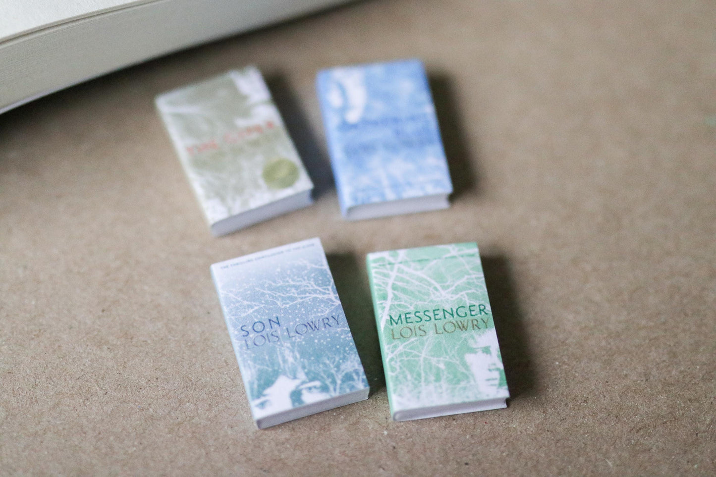 Handmade MINI The Giver Series Books (set of 4 mini books)