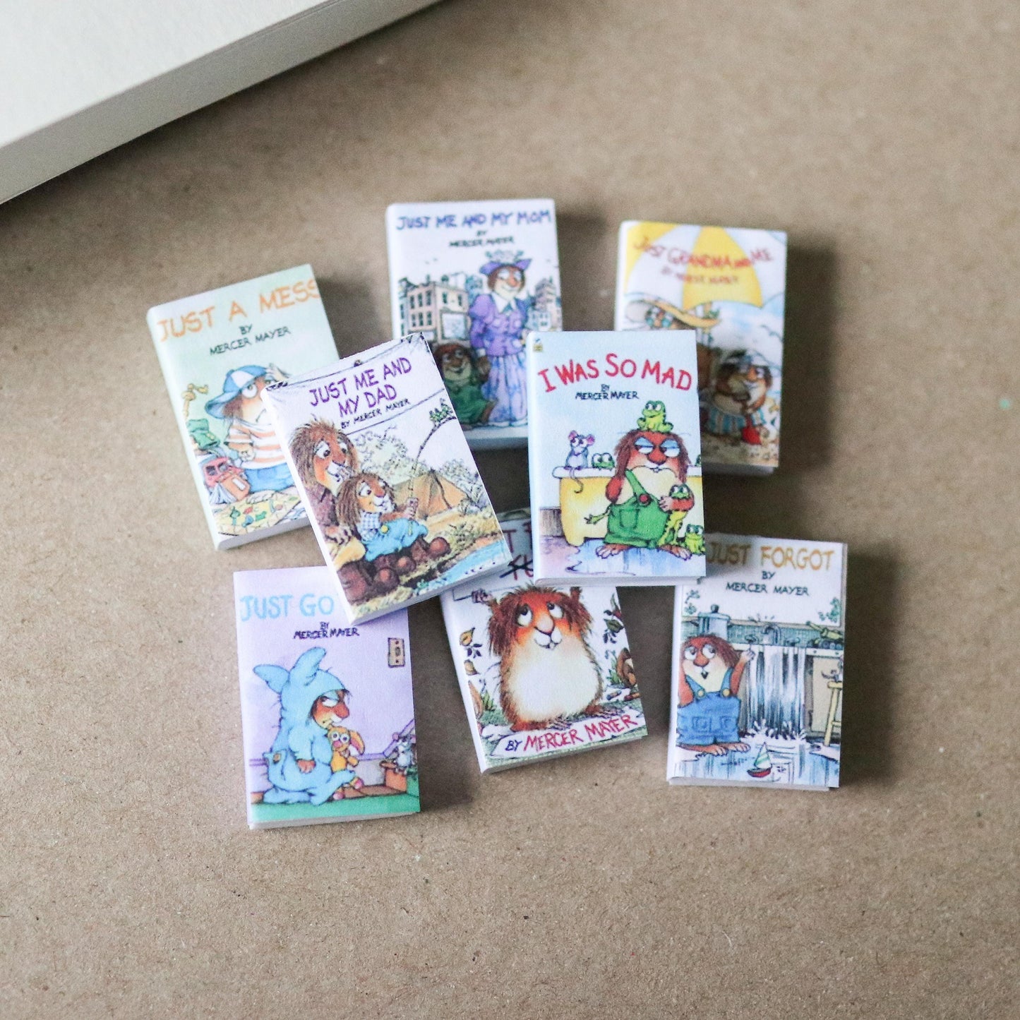 Handmade MINI Mercer Mayer Books (set of 8 mini books)