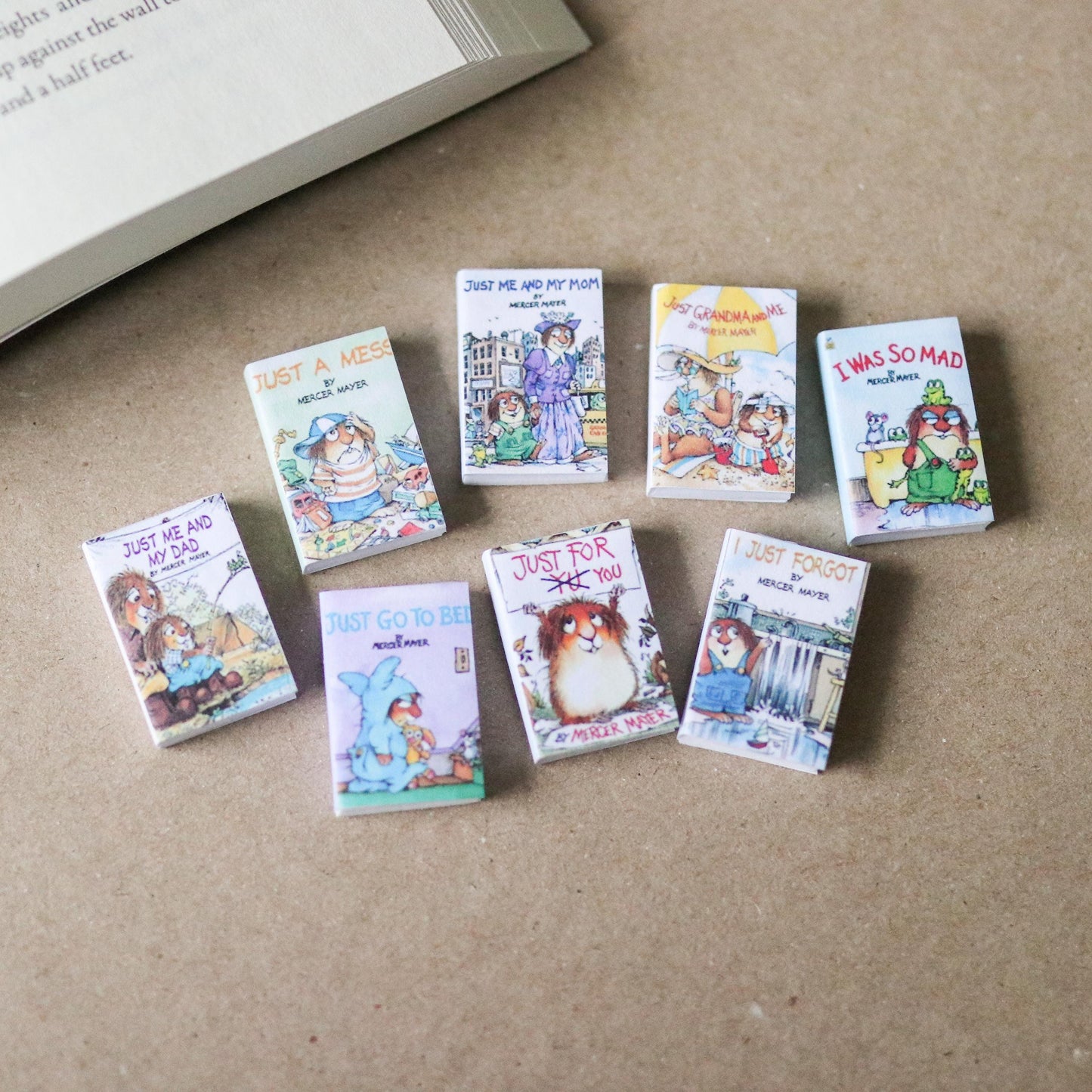 Handmade MINI Mercer Mayer Books (set of 8 mini books)
